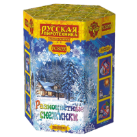 Разноцветные снежинки New Фейерверк купить в Волгограде | volgograd.salutsklad.ru