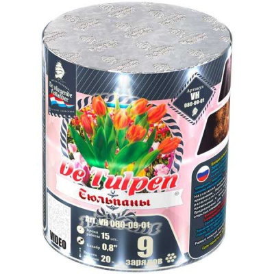 Тюльпаны Батарея салютов купить в Волгограде | volgograd.salutsklad.ru