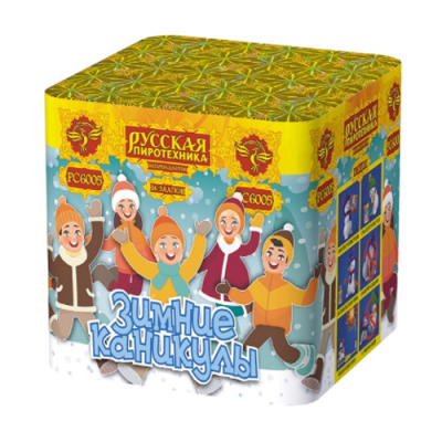 Зимние каникулы 36 Батарея салютов купить в Волгограде | volgograd.salutsklad.ru